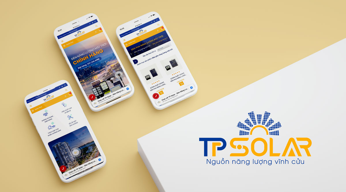 TP SOLAR - Thương hiệu đèn năng lượng mặt trời chính hãng TP Solar mobile