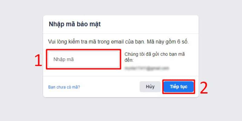 lay lai mat khau facebook khong can so dien thoai 1