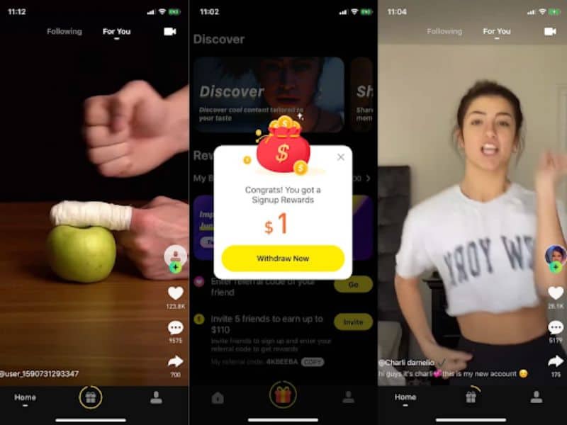 TOP 4 App xem video Tiktok kiếm tiền cực HOT không thể bỏ qua top 4 app xem video tiktok kiem tien 2