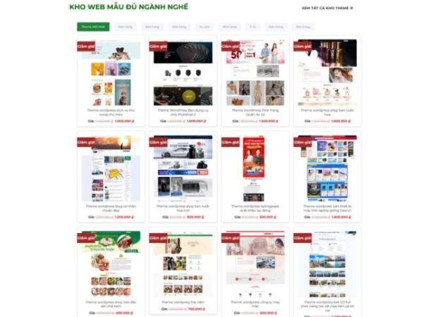Mẫu Website agency 4 có chức năng bán theme source code chuẩn đẹp