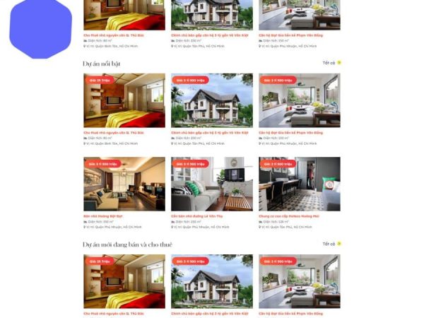 Mẫu Website bất động sản 54 chuẩn đẹp