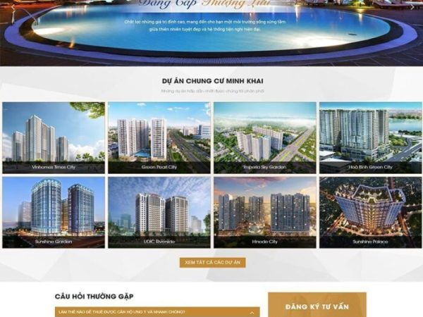 Mẫu website bất động sản 33