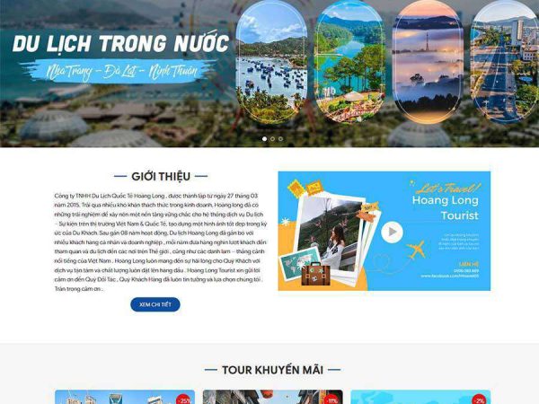 Mẫu website du lịch 16