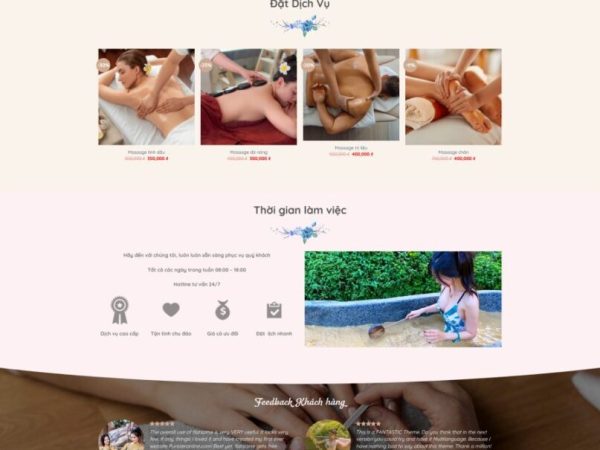 Mẫu Website khu du lịch sinh thái chuẩn đẹp