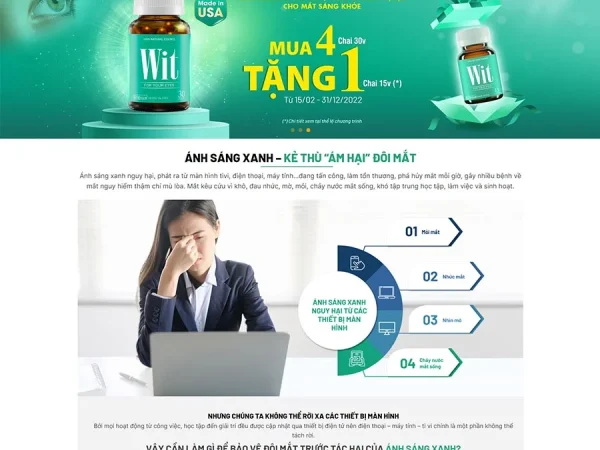 Mẫu Website dược phẩm 08 chuẩn đẹp