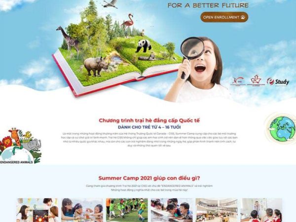 Mẫu website giáo dục anh ngữ 08