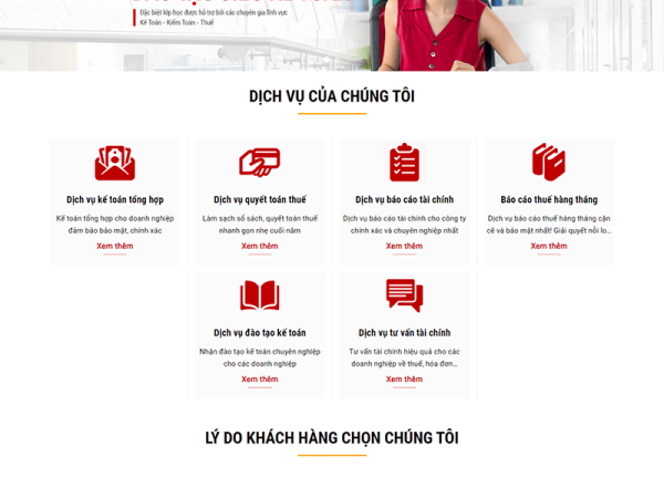 Mẫu website giới thiệu công ty 2 wordpress