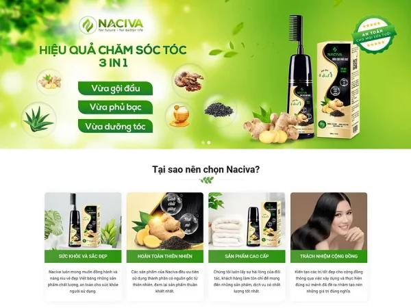 Mẫu Website mỹ phẩm 13 chuẩn đẹp