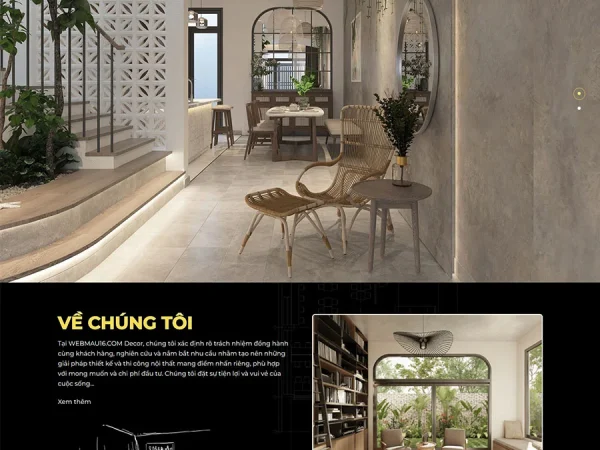 Mẫu Website nội thất 32 chuẩn đẹp