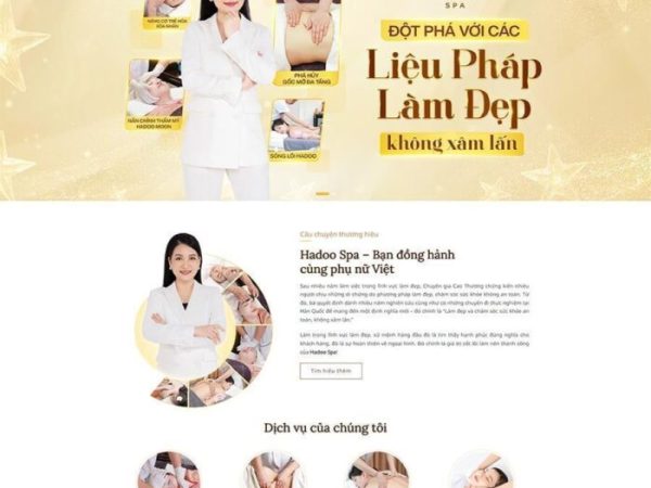 Mẫu website Spa, làm đẹp 10