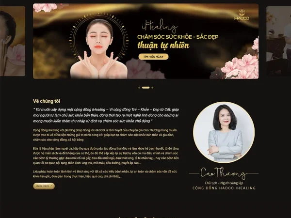 Mẫu Website Spa, làm đẹp 12 chuẩn đẹp