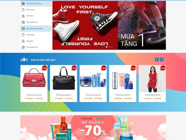 Mẫu Website thời trang 11 chuẩn đẹp