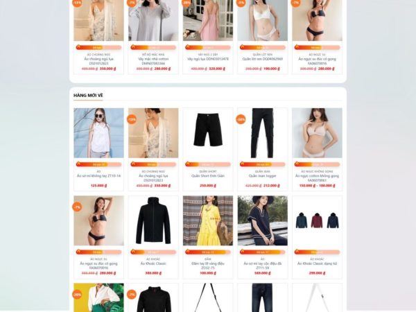Mẫu Website bán hàng thời trang 19 chuẩn đẹp