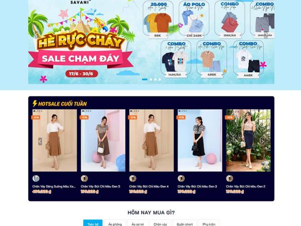 Mẫu website wordpress thời trang cao cấp 06