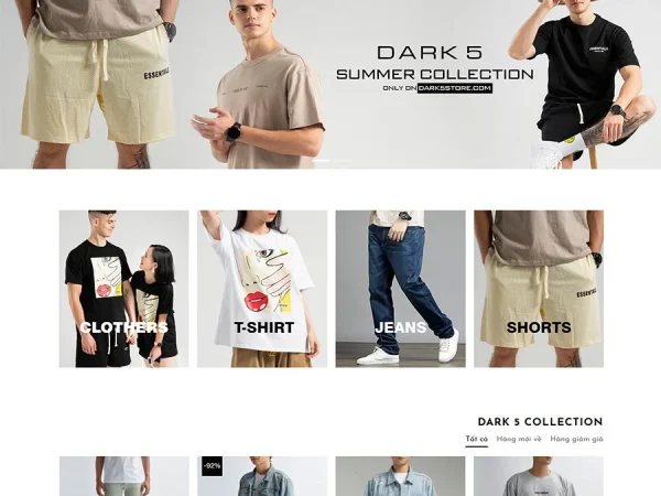 Mẫu Website thời trang 08 chuẩn đẹp