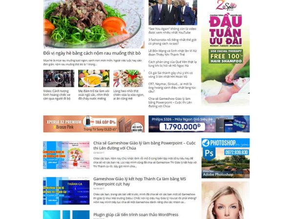 Mẫu website tin tức 01