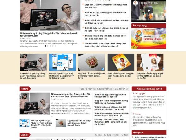 Mẫu website tin tức 02