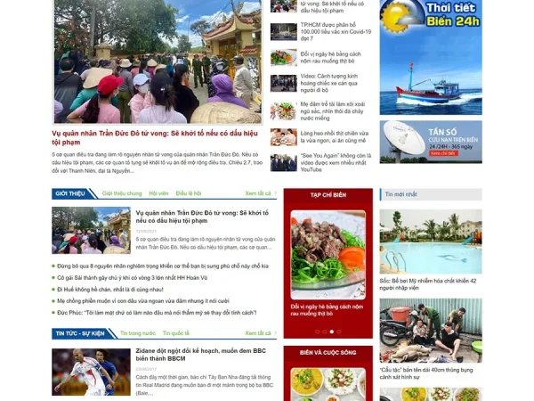 Mẫu Website tin tức 22 chuẩn đẹp