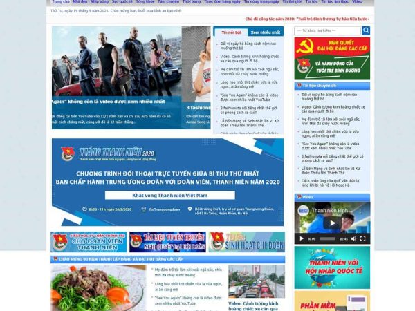 Mẫu website tin tức 09