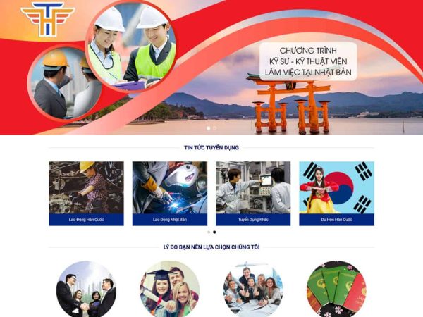 Mẫu website công ty xuất khẩu lao động 05